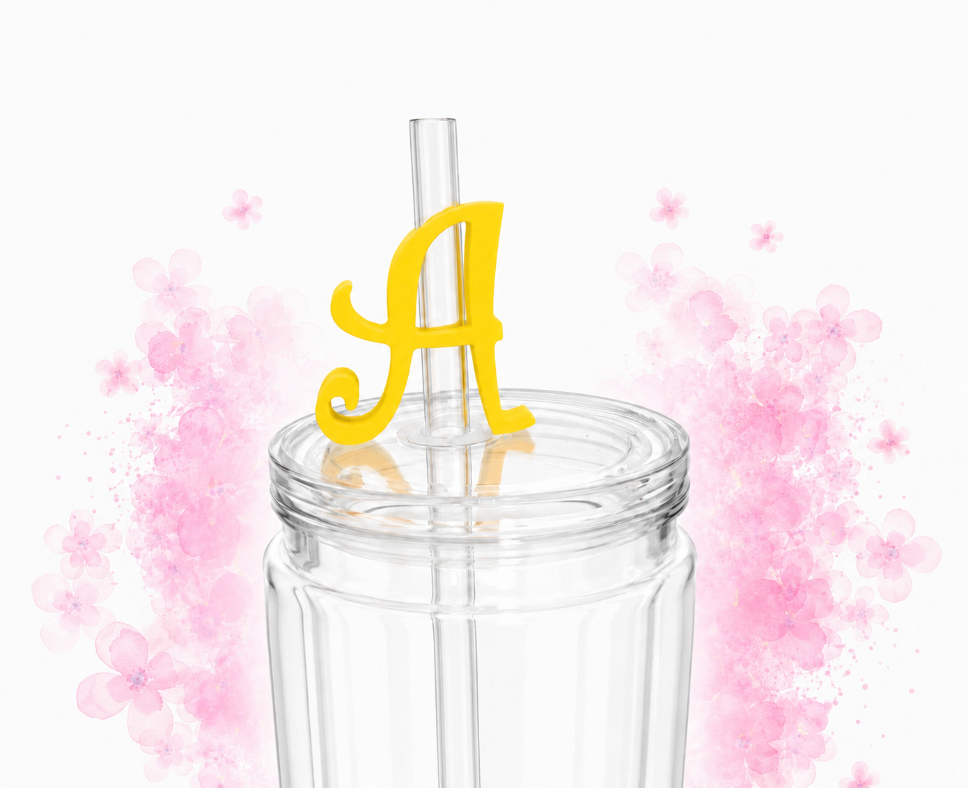 Strohhalm Buchstaben